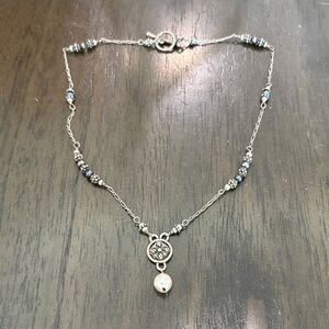 Sterling Silver Beaded Necklace